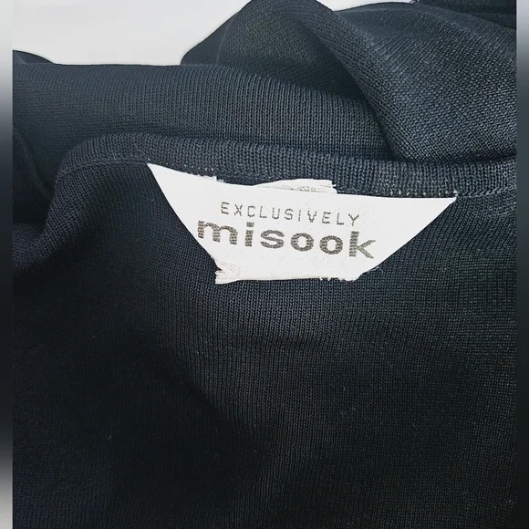 Misook Black Short Sleeve Knit Top - Picture 5 of 5